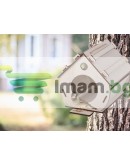 Дървена къщичка за птици гнездо за сглобяване